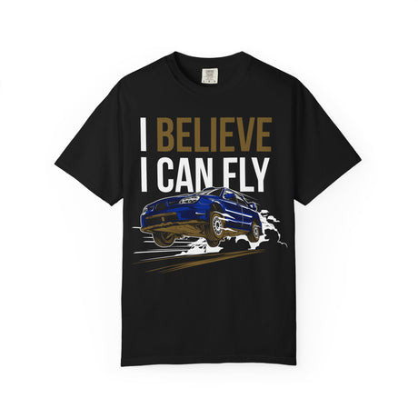 Subaru WRX Rally T-Shirt – I Believe I Can Fly Launch Edition
