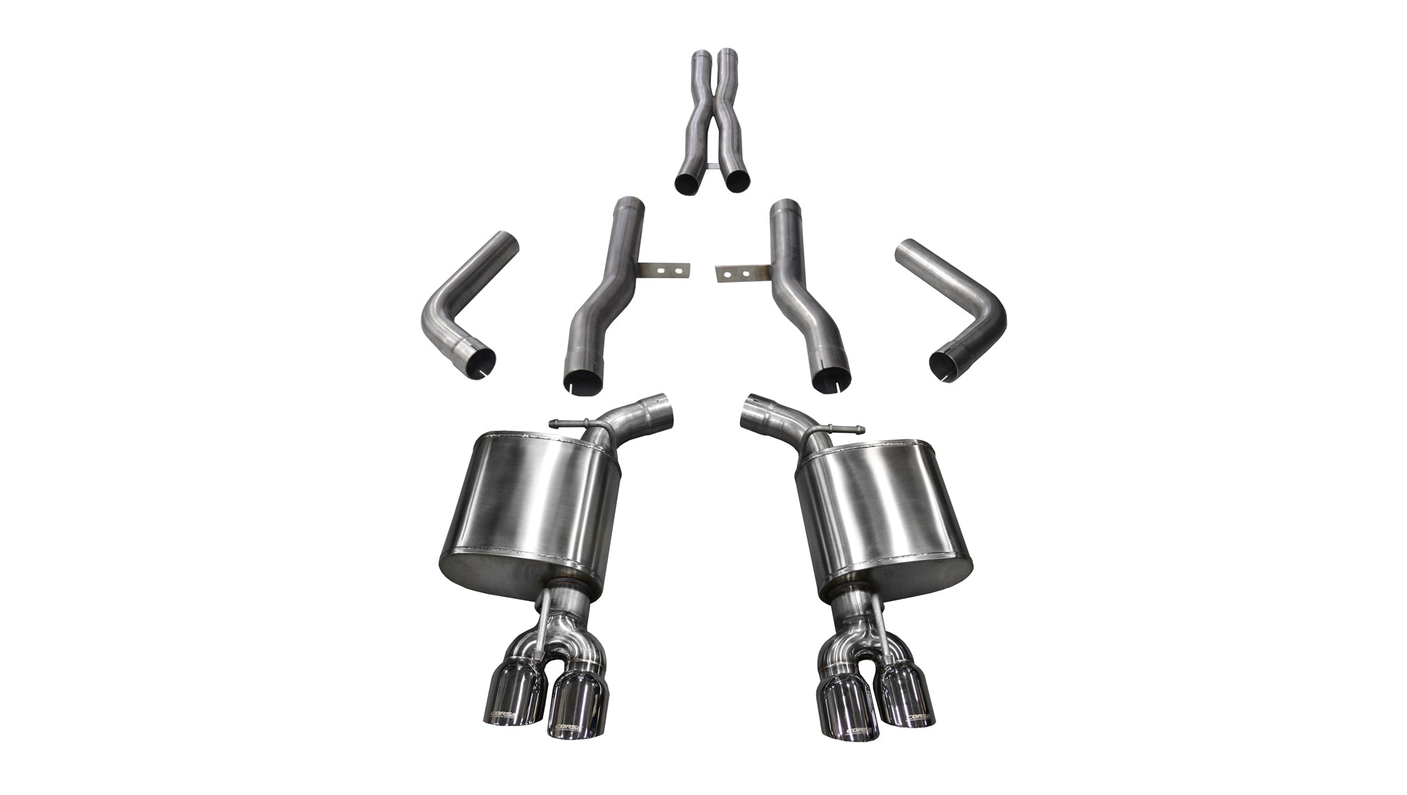2015-2023 Dodge Challenger Exhaust | Xtreme / 2.75 in Cat-Back 3.5 in Tips | 6.4L, 6.2L (14989)