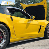 Corvette C6 Grand Sport / Z06 Front Splitter Lip & Side Skirts Rocker Panels - Revline Performance