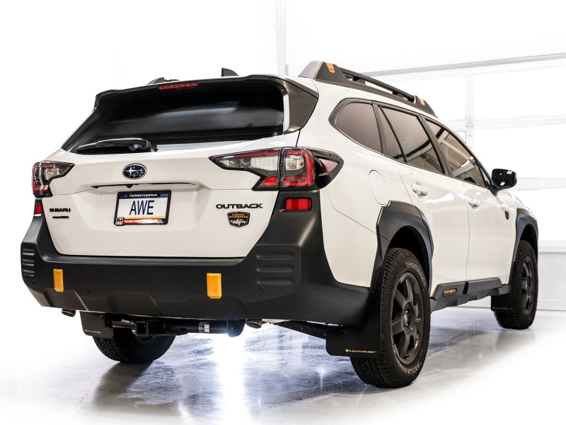 AWE Tuning AWE 20-25 Subaru Outback (Wilderness & XT) 0FG Catback Exhaust w/Dual BashGuards 3015-38246