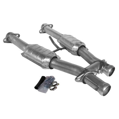 Ford Mustang 5.0L 2-1/2 Inch Short Catted H-Pipe 79-93