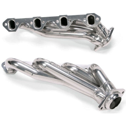 Ford Mustang 351 Swap 1-5/8 Shorty Exhaust Headers Polished Silver Ceramic 79-93