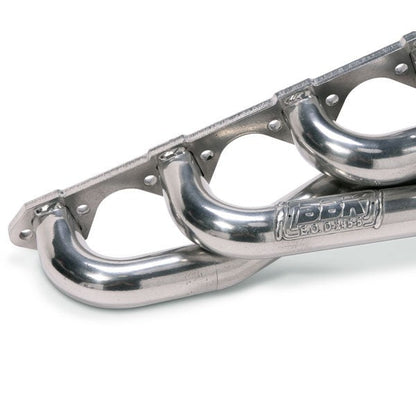 Ford Mustang 351 Swap 1-5/8 Shorty Exhaust Headers Polished Silver Ceramic 79-93