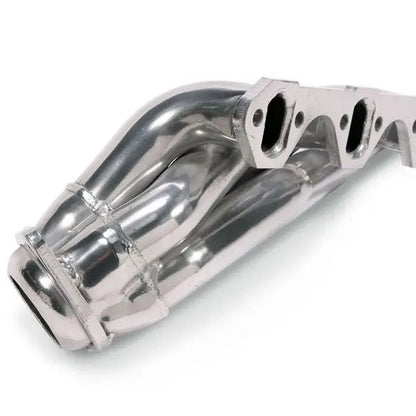 Ford Mustang 351 Swap 1-5/8 Shorty Exhaust Headers Polished Silver Ceramic 79-93