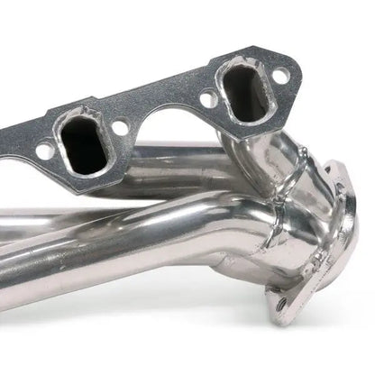 Ford Mustang 5.0L 1-5/8 Shorty Exhaust Headers Polished Silver Ceramic 86-93