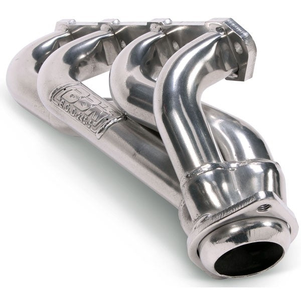 Ford Mustang 5.0L 1-5/8 Shorty Exhaust Headers Polished Silver Ceramic 86-93