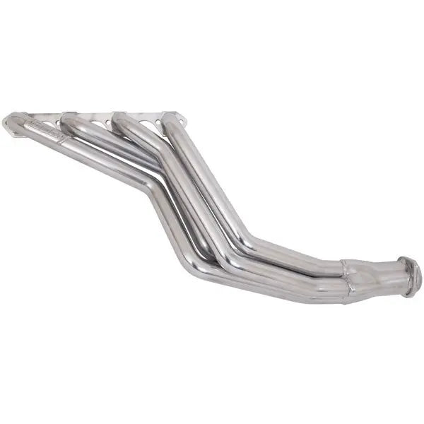 Ford Mustang 5.0L 1-5/8 Long Tube Exhaust Headers Polished Silver Ceramic 79-93
