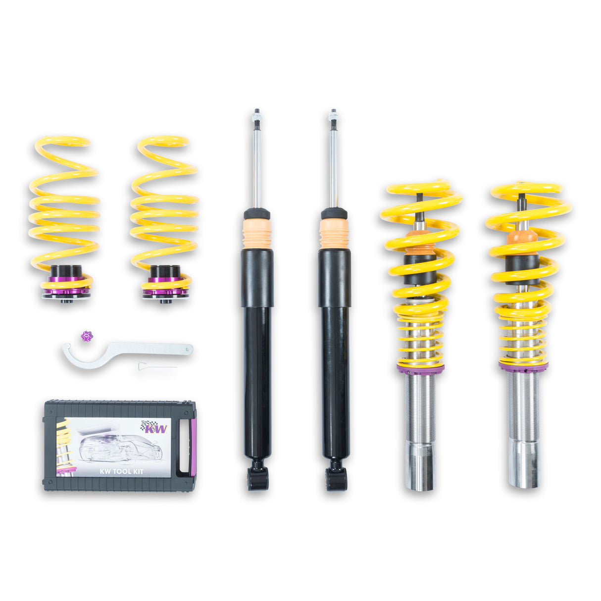 KW Suspensions 15210075 KW V2 Coilover Kit - Audi A5 S5 (all Engines All Models) Without Electronic Damping Control