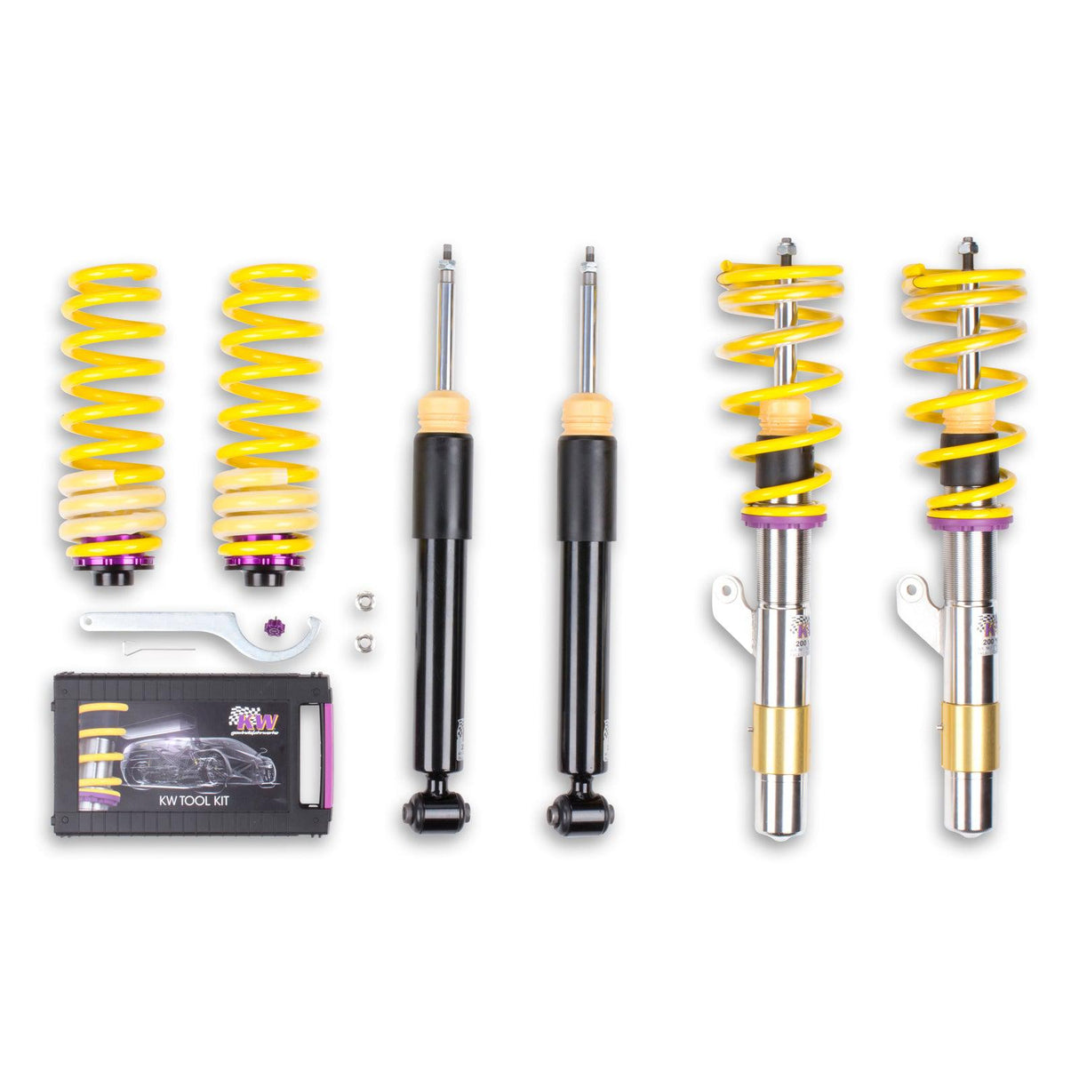 KW Suspensions 1522000D KW V2 Coilover Kit - BMW 3series F30 4series F32 2WD W/o EDC