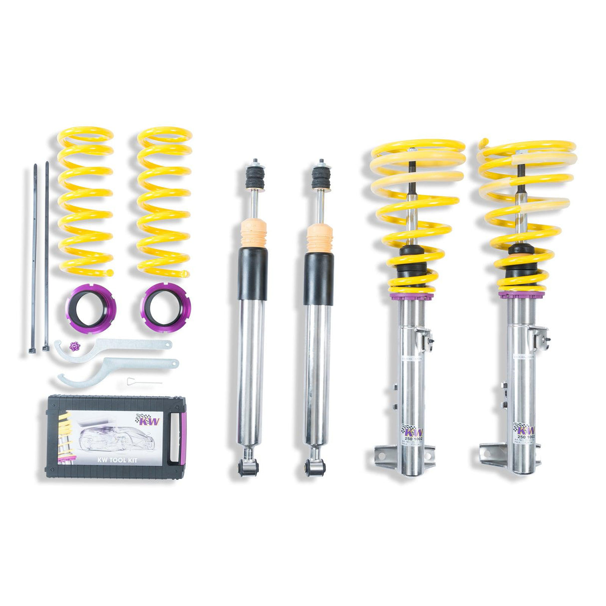 KW Suspensions 15225002 KW V2 Coilover Kit - Mercedes-Benz C-Class (203 203K) All Engines RWD Sedan + Wagon