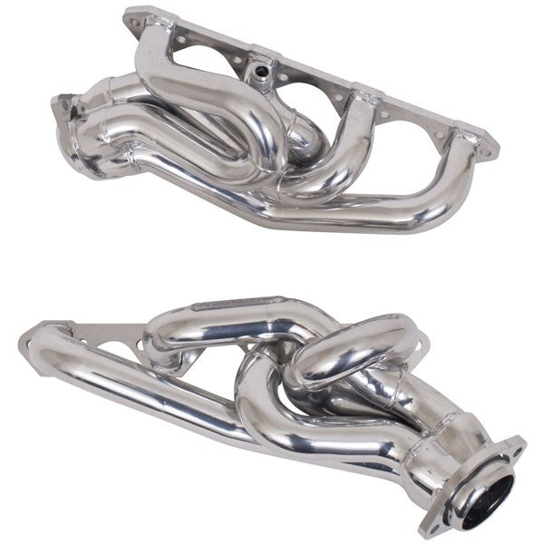 Ford Mustang GT 5.0 1-5/8 Shorty Equal Length Exhaust Headers Polished Silver Ceramic 94-95