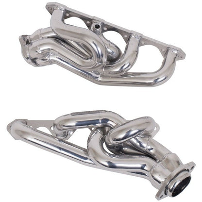 Ford Mustang GT 5.0 1-5/8 Shorty Equal Length Exhaust Headers Polished Silver Ceramic 94-95