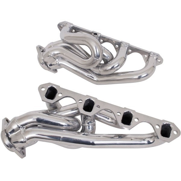 Ford Mustang GT 5.0 1-5/8 Shorty Equal Length Exhaust Headers Polished Silver Ceramic 94-95