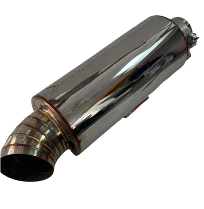 SPDZ1 LTR Race Muffler - 3" Inlet 4” Outlet