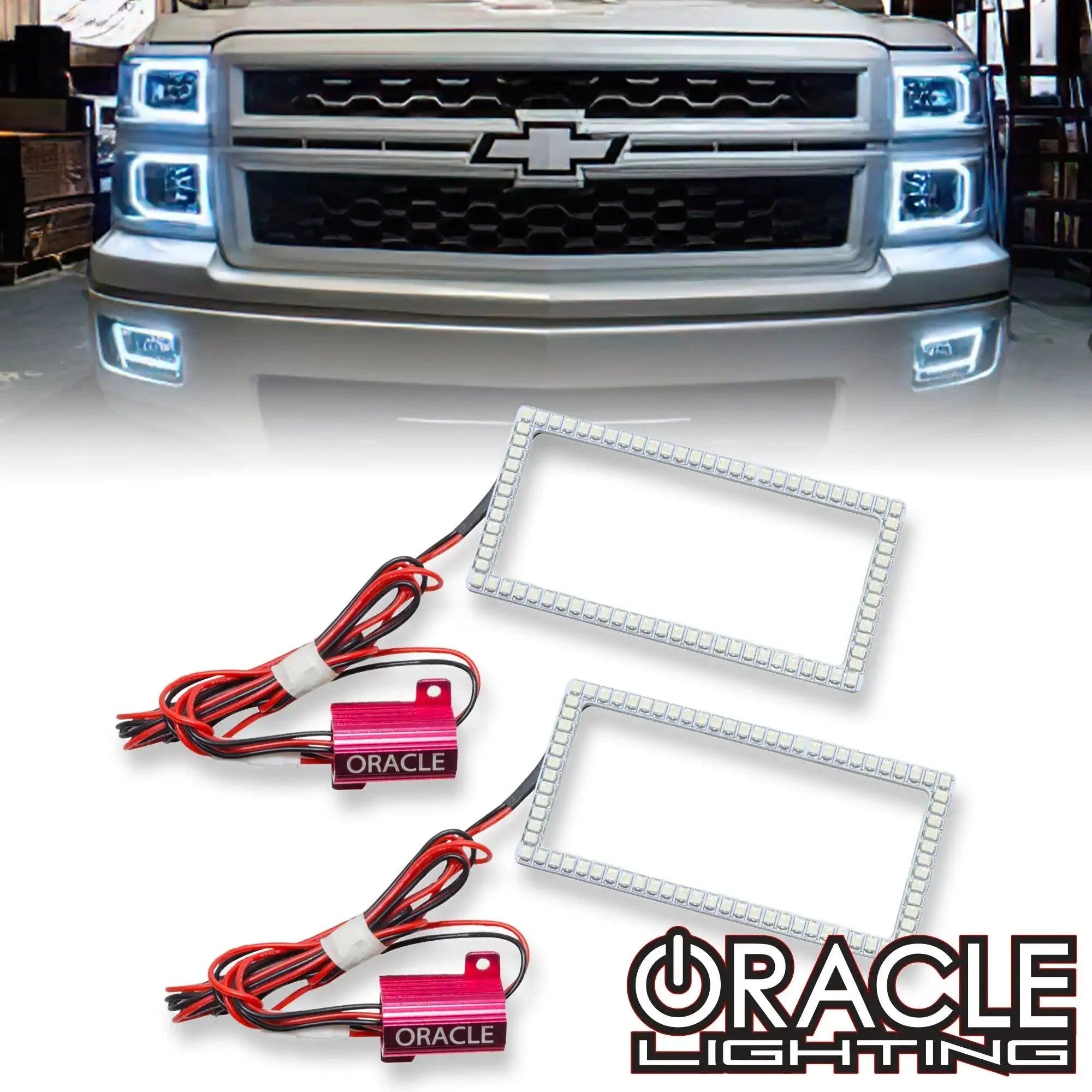 ORACLE Lighting 2014-2016 Chevrolet Silverado LED Fog Light Halo Kit