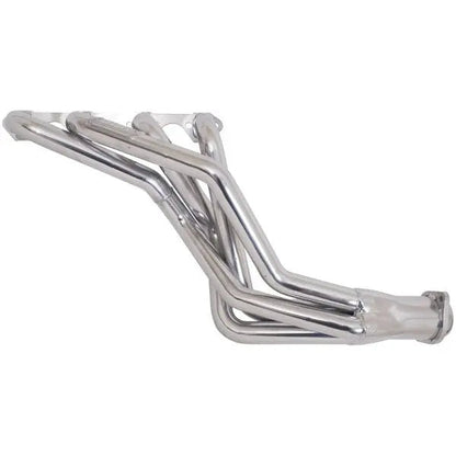 Ford Mustang 5.0 1-5/8 Long Tube Exhaust Headers Automatic Trans Polished Silver Ceramic 79-93