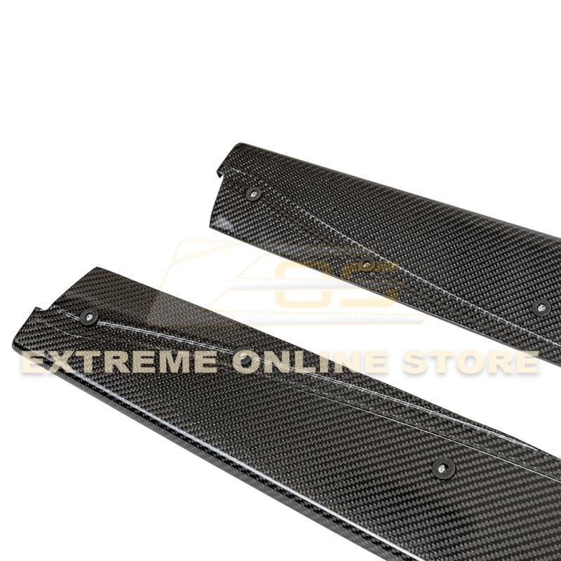 2014-20 BMW F80 M3 Extended Carbon Fiber Side Skirts Rocker Panels