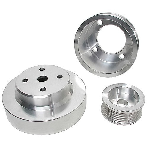 Ford Mustang 5.0 Billet Aluminum Underdrive Pulleys 86-93