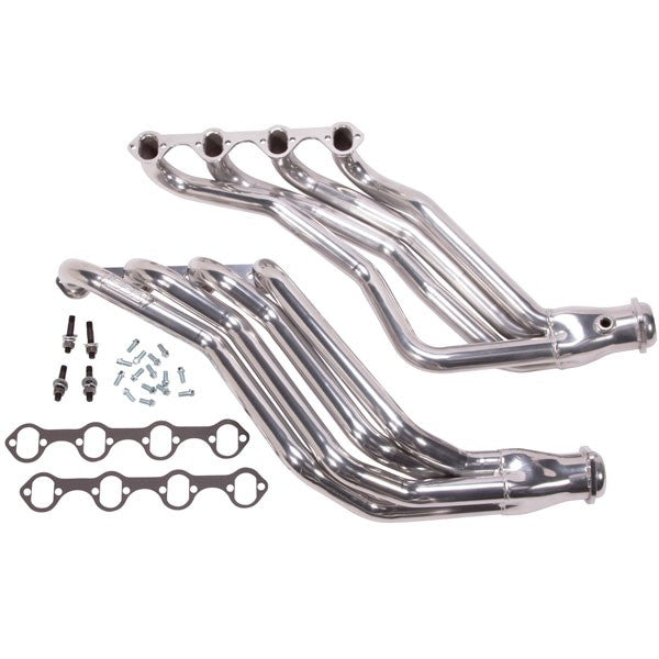 Ford Mustang 5.0L 1-3/4 Long Tube Exhaust Headers Polished Silver Ceramic 79-93