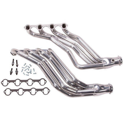 Ford Mustang 5.0L 1-3/4 Long Tube Exhaust Headers Polished Silver Ceramic 79-93