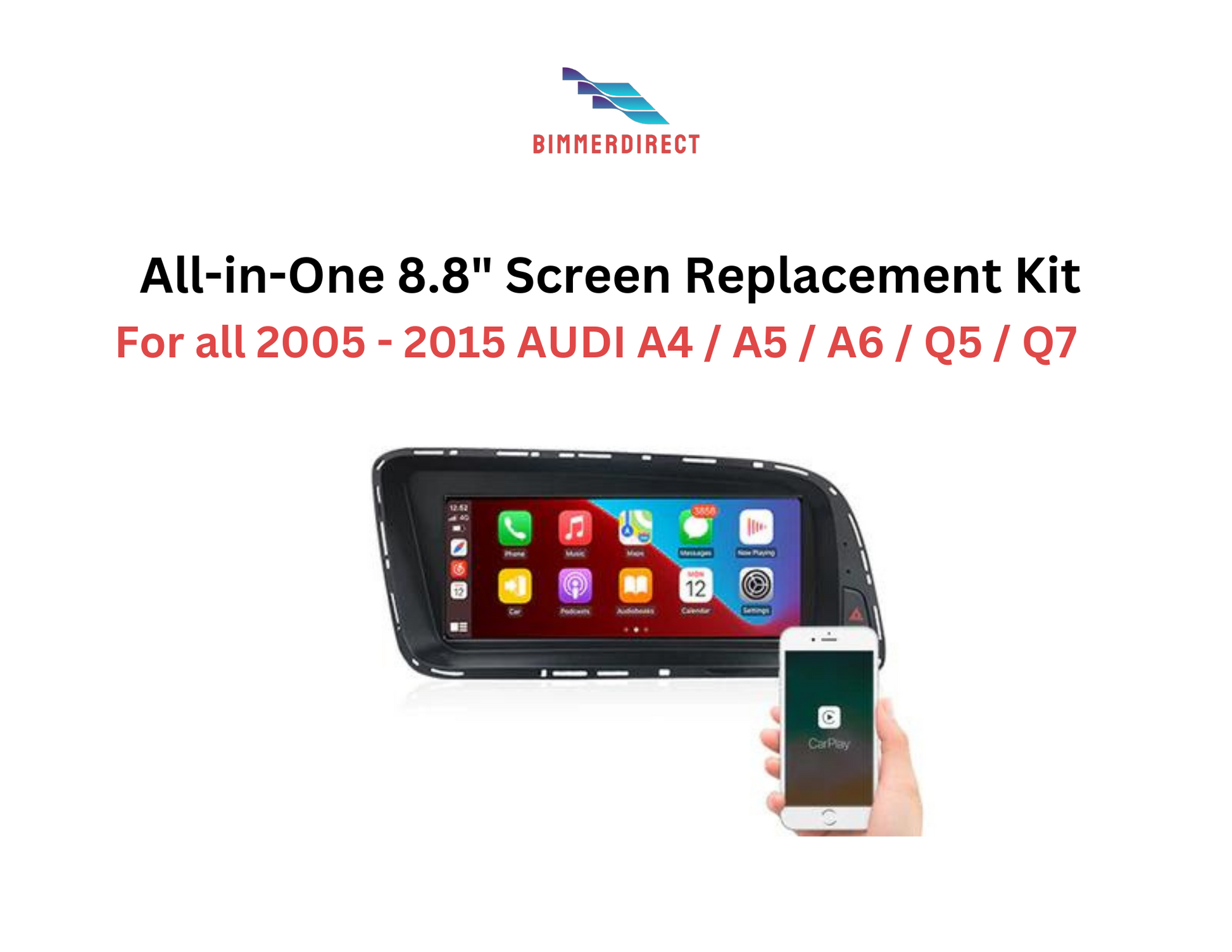 AUDI A4 / A5 / A6 / Q5 / Q7 All-in-One CarPlay Kit