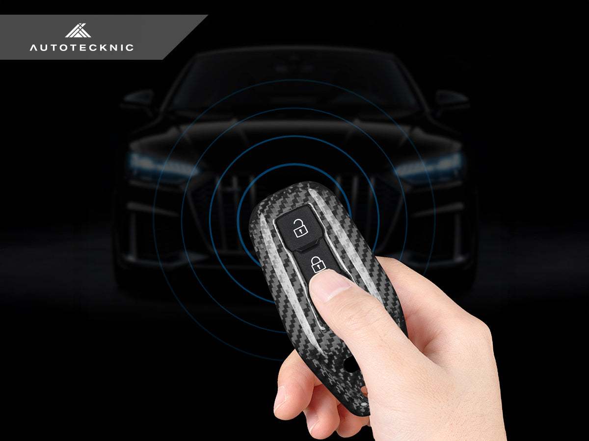 AutoTecknic Dry Carbon Remote Key Case - Audi A6 e-tron | Q4 e-tron | Q6L e-tron 2025-Up
