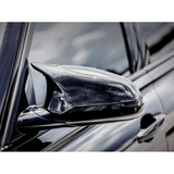 Akrapovic 2014+ BMW M3 (F80) Carbon Fiber Mirror Cap Set - High Gloss