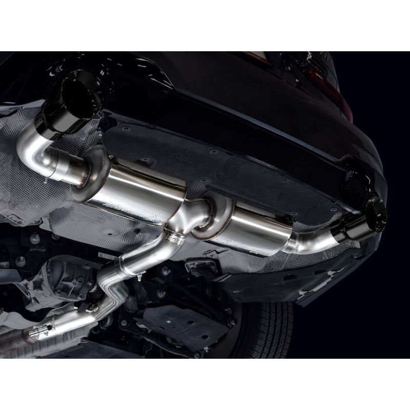 AWE Tuning Touring Edition Axle Back Exhaust | 3" Diameter | 4.5" Dual Diamond Black BMW 430i 2021-2024|BMW 330i 2019-2024