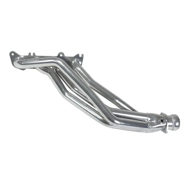 Ford Mustang Coyote Swap 1-3/4 Long Tube Exhaust Headers Polished Silver Ceramic 86-04