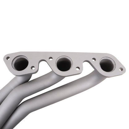 Ford Mustang V6 1-5/8 Long Tube Exhaust Headers Polished Silver Ceramic 99-04