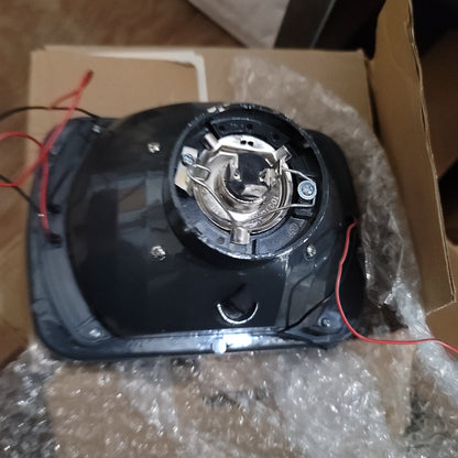 XTUNE UNIVERSAL 7X6 INCH PROJECTOR HEADLIGHTS W/LED -BLACK PRO-JH-7X6-LED-BK - 5073969