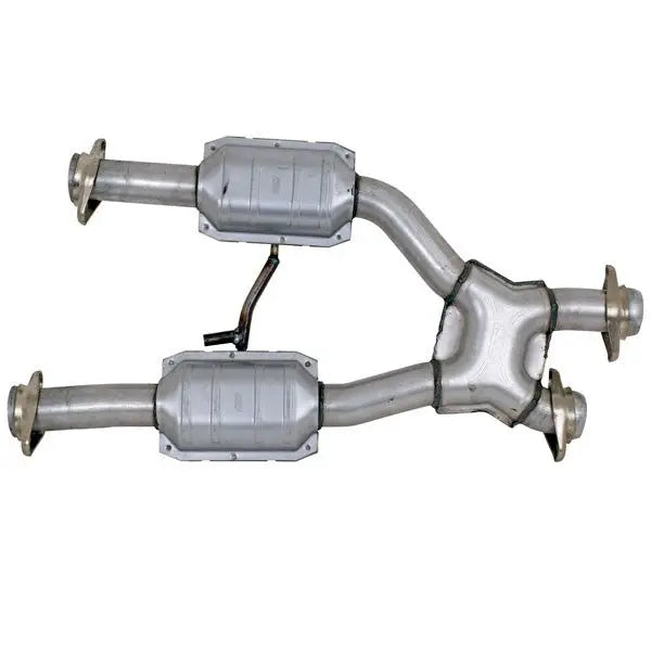 Ford Mustang 5.0 2-1/2 Short High Flow Catted X-Pipe 79-93