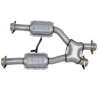 Ford Mustang 5.0 2-1/2 Short High Flow Catted X-Pipe 79-93