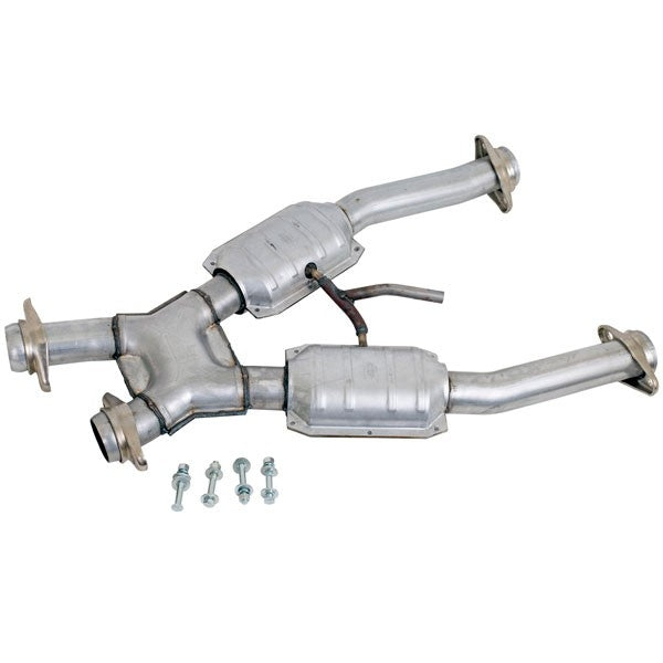 Ford Mustang GT 2-1/2 High Flow Catted Short X-Pipe 94-95