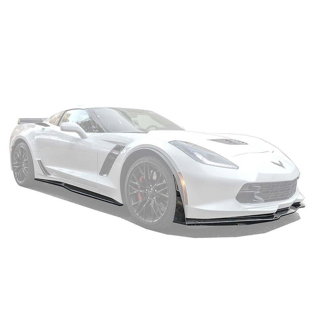 Corvette C7 Stage 2 / Stage 3 Front Splitter & Side Skirts