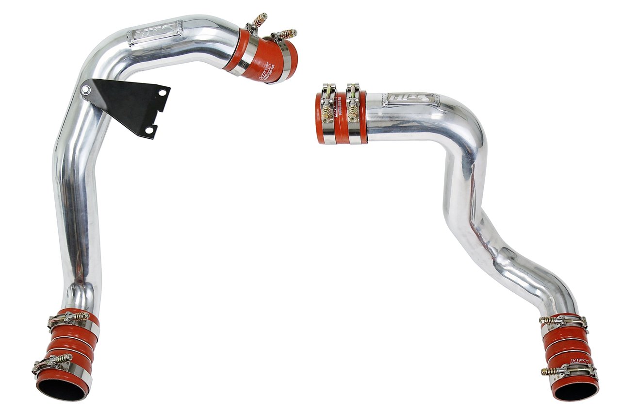HPS Hot & Cold Side Charge Pipe with CAC Hose Intercooler Boots, 03-07 Ford F450 Superduty Powerstroke 6.0L Diesel Turbo