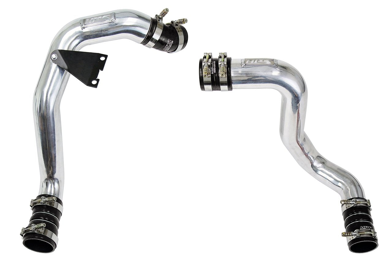 HPS Hot & Cold Side Charge Pipe with CAC Hose Intercooler Boots, 03-07 Ford F550 Superduty Powerstroke 6.0L Diesel Turbo