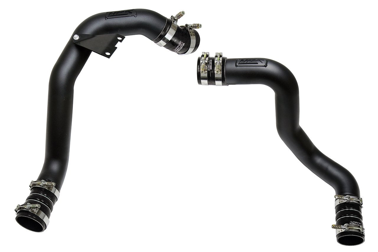 HPS Hot & Cold Side Charge Pipe with CAC Hose Intercooler Boots, 03-07 Ford F550 Superduty Powerstroke 6.0L Diesel Turbo
