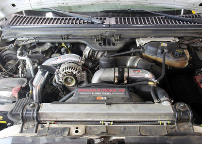 HPS Hot & Cold Side Charge Pipe with CAC Hose Intercooler Boots, 03-07 Ford F250 Superduty Powerstroke 6.0L Diesel Turbo