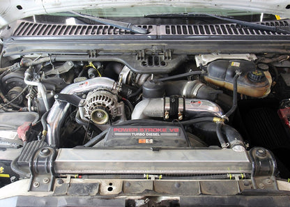 HPS Hot & Cold Side Charge Pipe with CAC Hose Intercooler Boots, 03-07 Ford F550 Superduty Powerstroke 6.0L Diesel Turbo