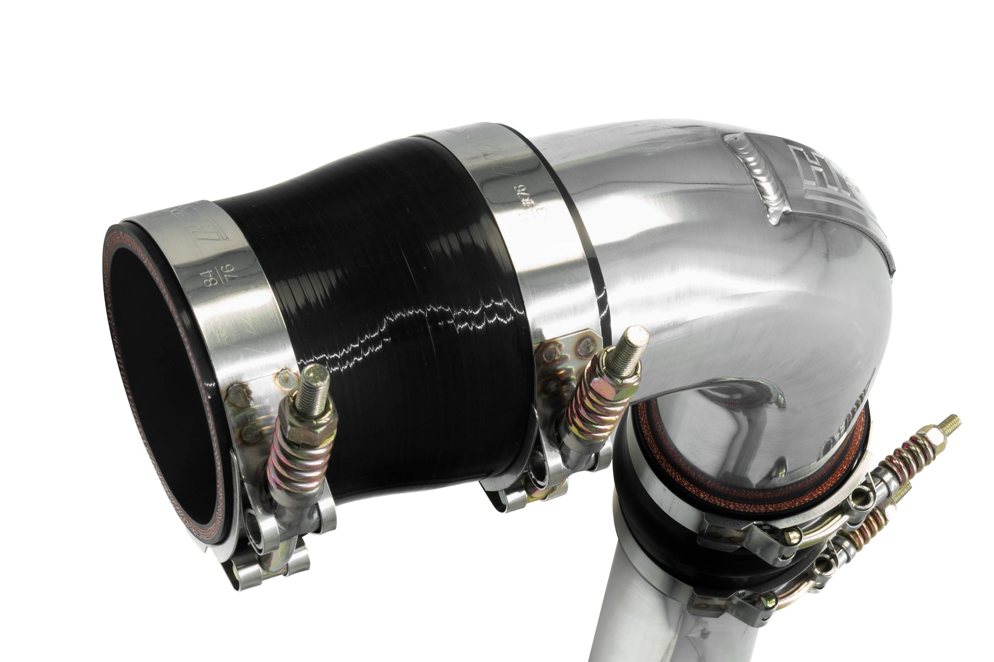 HPS Intercooler Charge Pipe Hot Side, 2017-2019 Chevy Silverado 3500 HD Duramax 6.6L V8 Diesel Turbo L5P, 17-146