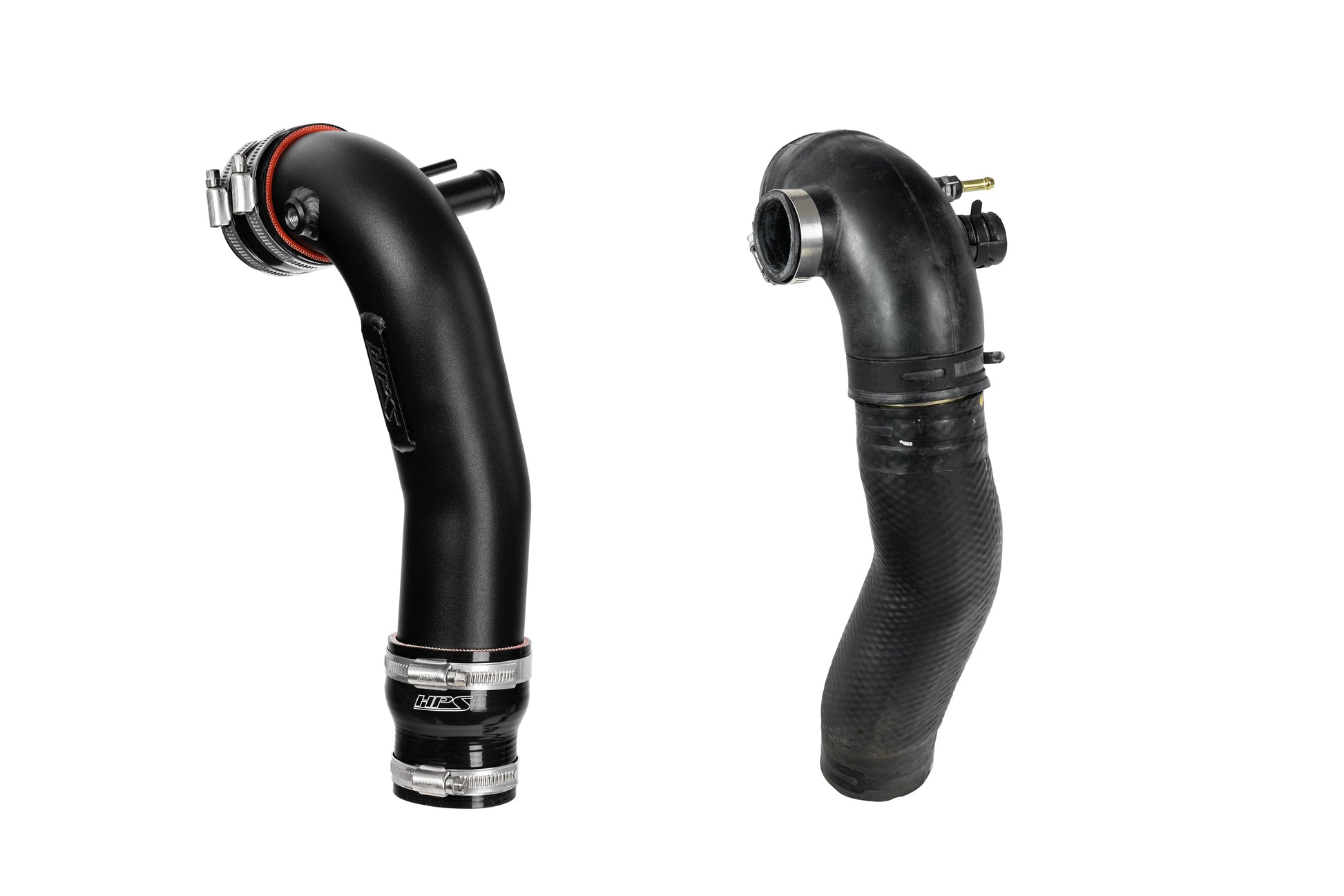 HPS Intercooler Cold Side Charge Pipe Turbo Elbow Mazda 04-05 Mazdaspeed Miata 1.8L Turbo, Black, 17-151WB