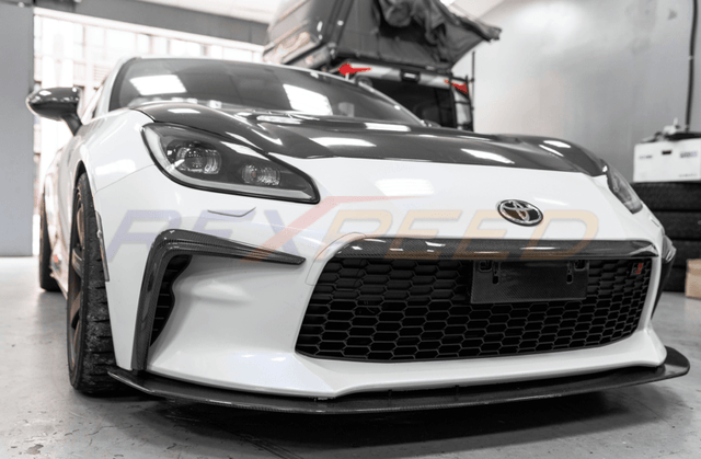 Rexpeed Carbon Fiber Front Bumper Side Garnish | 2022+ Subaru BRZ / Toyota GR86 (FR115)