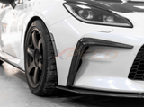 Rexpeed Carbon Fiber Front Bumper Side Garnish | 2022+ Subaru BRZ / Toyota GR86 (FR115)