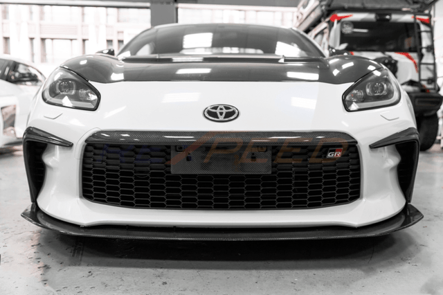 Rexpeed Carbon Fiber Front License Plate & Front Nose Extension | 2022+ Subaru BRZ / Toyota GR86 (FR116)