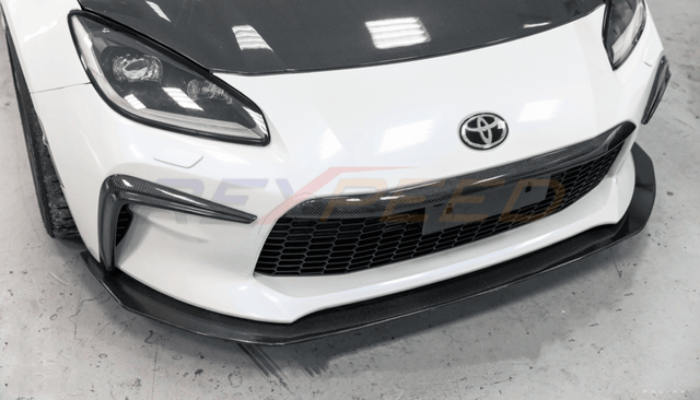 Rexpeed Carbon Fiber Front License Plate & Front Nose Extension | 2022+ Subaru BRZ / Toyota GR86 (FR116)