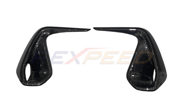 Rexpeed Dry Carbon Front Side Duct Cover (NO LED) | 2022+ Subaru BRZ (FR96)