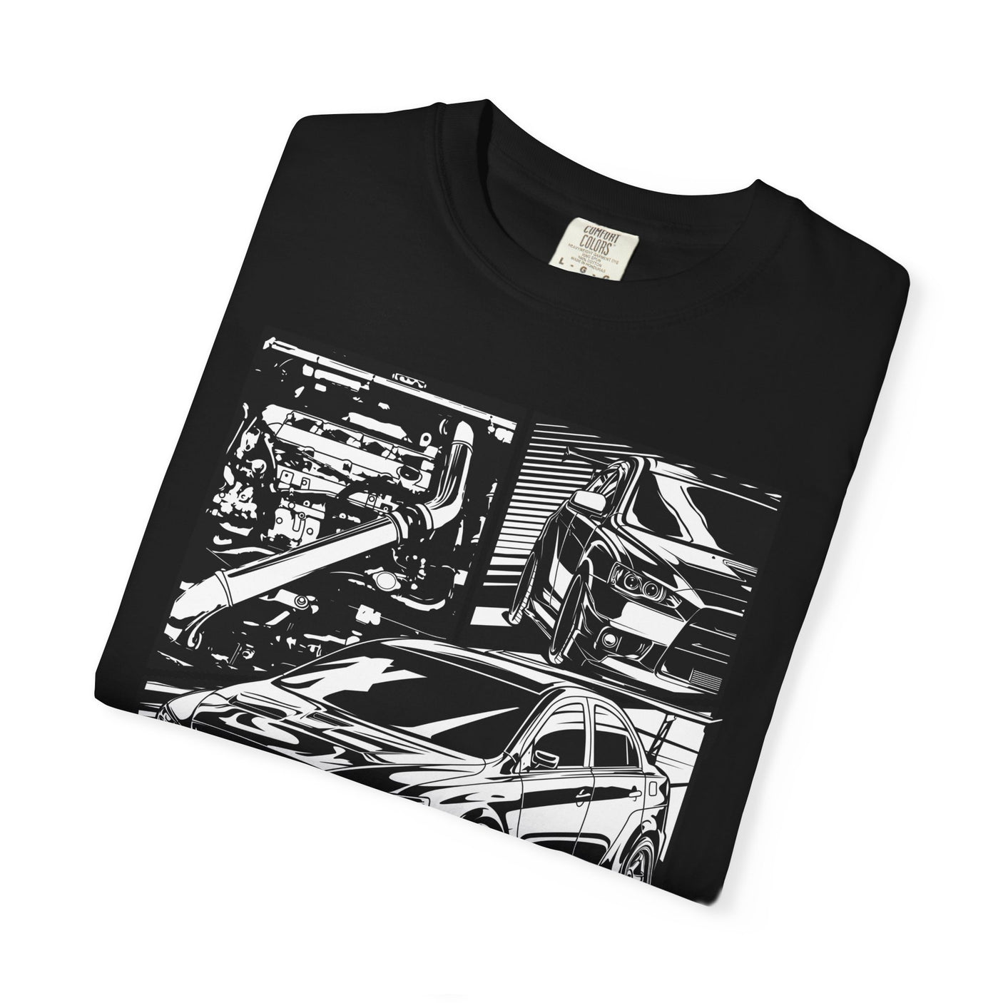 Final Form T-Shirt – Mitsubishi Lancer Evolution X Manga Panel
