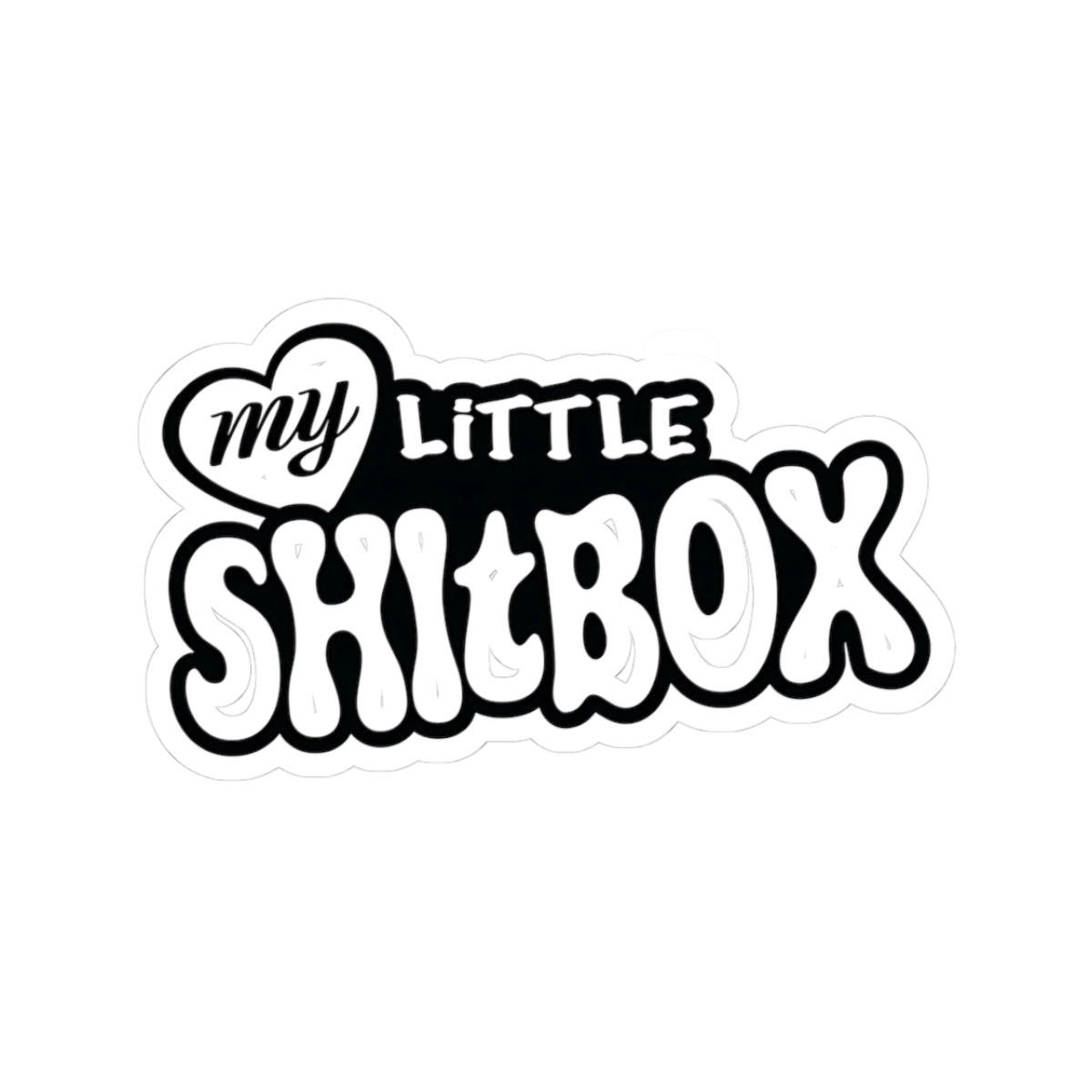 My Little Shitbox Vinyl Stickers