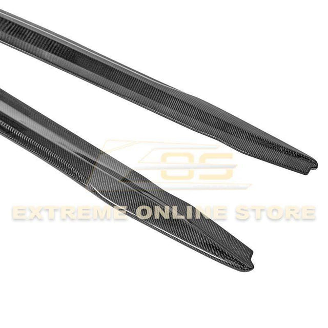 2016-19 Cadillac ATS-V Carbon Fiber Side Skirts Rocker Panels